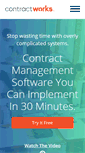 Mobile Screenshot of contractworks.com